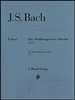 Johann Sebastian Bach, Henle URTEXT Edition  - The Well-Tempered Clavier - Revised Edition - Part I, BWV 846-869
